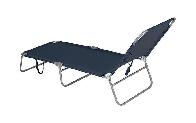 Bo-Camp sun lounger adjustable gray