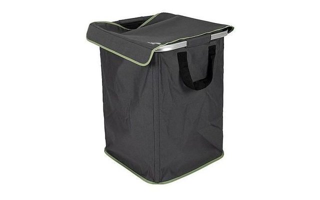 Bo-Camp Laundry bag with lid XL 45 x 45 x 60 cm black