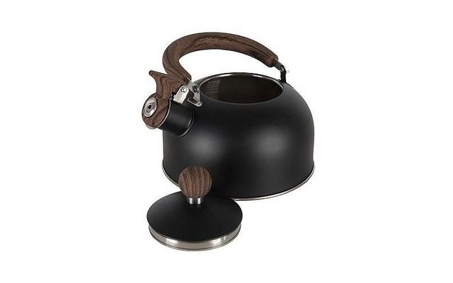 Bo-Camp Industrial Pettygrove Whistling Tea Kettle 1.2 liters black
