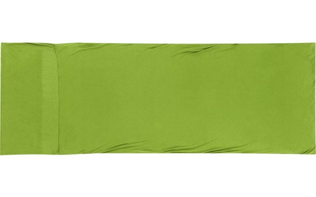 Sea to Summit Expander Liner Travel Sleeping Bag Ticking Traveller con scomparto per cuscino verde