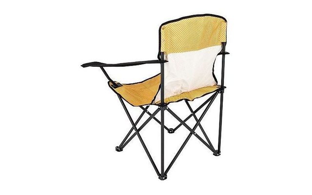 Chaise pliante Bo-Camp Industrial Girard 52 x 89 x 85 cm jaune