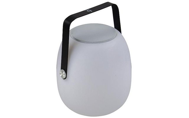 Lámpara de mesa Bo-Camp Industrial Wade con altavoz Bluetooth