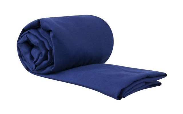 Sea to Summit Silk/Cotton Travel Liner Travel Sleeping Bag Ticking Mummy Azul marino