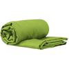 Sea to Summit Premium Stretch Silk Travel Liner Travel Sleeping Bag Ticking Mummy with Pillow and Foot Compartment Green