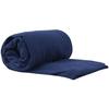 Sea to Summit Expander Liner Travel Sleeping Bag Ticking Mummy con cuscino e scomparto per i piedi blu navy