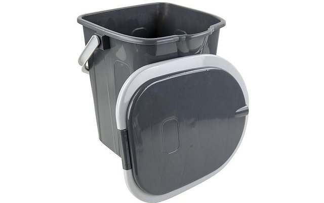 Bo-Camp toilettes portables carrées 30 x 41 x 45 cm gris