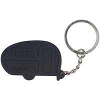 Pufz Schlüsselring Wohnwagen Retro schwarz