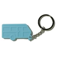 Pufz Schlüsselring Wohnwagen türkis