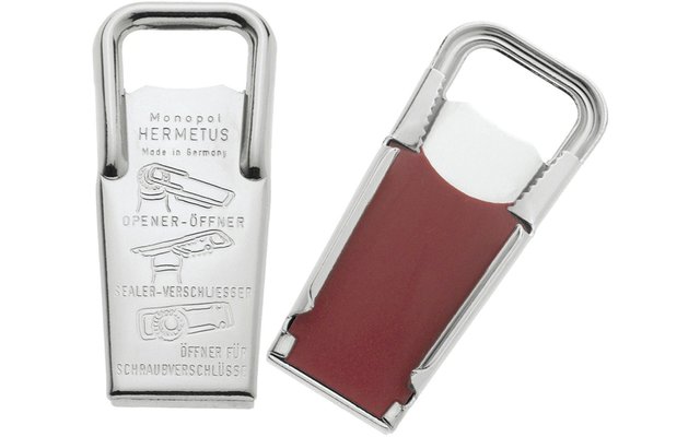 Westmark bottle opener and capper Hermetus silver / red