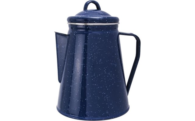 Origin Outdoors enamel coffee pot 1.8 liters blue