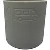 Pufz candle holder camper gray
