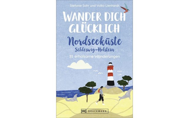 Bruckmann Wander Dich glücklich Costa del Mare del Nord Schleswig Holstein Libro