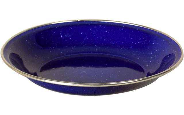 Origin Outdoors enamel plate 20 cm deep blue