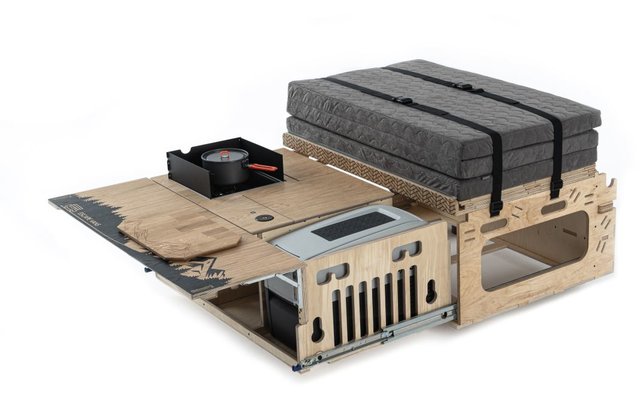 Escape Vans Land Box M Premium opklapbare tafel/bed/ladebak