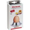 Westmark 4 egg cups round silver