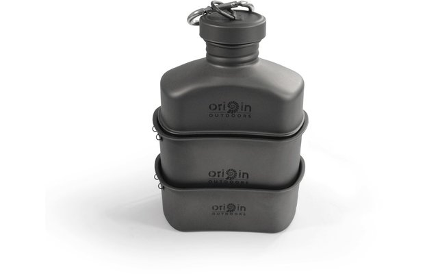 Botella de agua de titanio Origin Outdoors de 1 litro