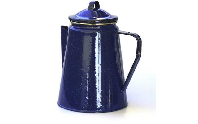 Origin Outdoors enamel coffee pot 1.8 liters blue