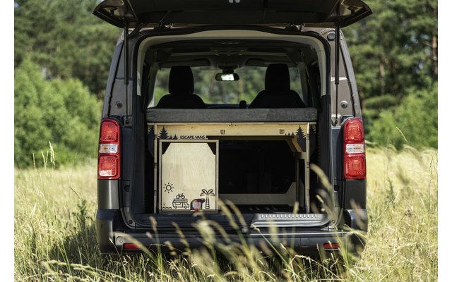 Furgoni Escape Eco Box più XL VW Tavolo pieghevole / Box letto Caravelle/Multivan/Transporter T6/T6.1