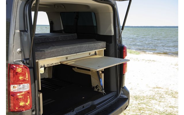 Escape Vans Eco Box XL Bed/Folding Table Box VW Caravelle/Multivan/Transporter T5/T6/T6.1