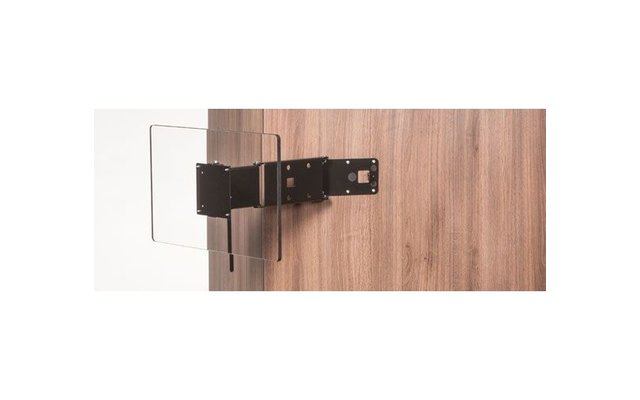 Caratec Flex CFW301S TV Wandhalter mit 3 Drehpunkten verriegelbar schwarz