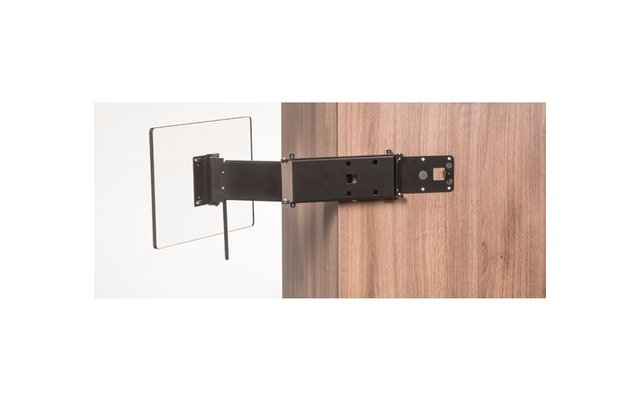 Caratec Flex CFW305S supporto da parete per TV 3 punti di rotazione nero