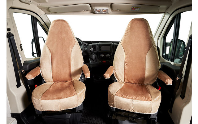 Hindermann seat covers 1 piece for MB Sprinter Aguti seat beige / sand