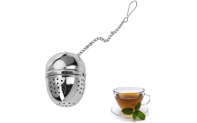 Westmark Oeuf à thé ovale Teatime argenté