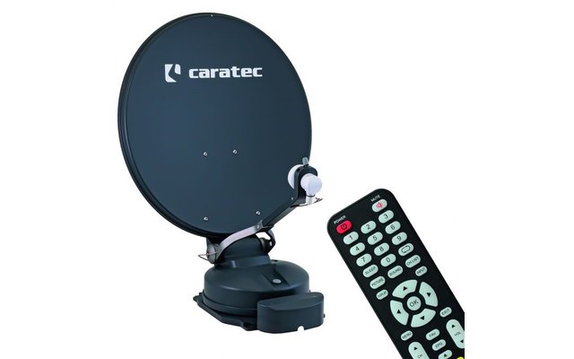 Caratec Smart D Antenne satellite CASAT600S Twin LNB ready 60 cm gris
