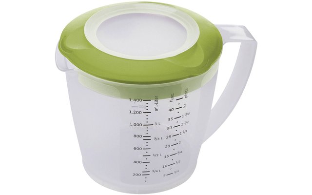 Westmark mixing cup with lid Helena 1.4 liters green