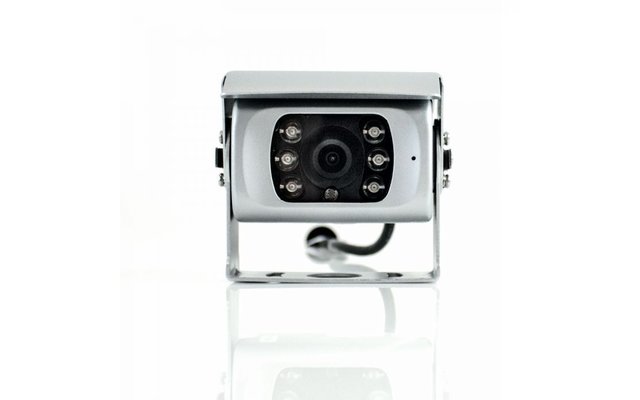 Caratec Safety CS100LA caméra avec projecteur IR 20 m câble de raccordement argenté