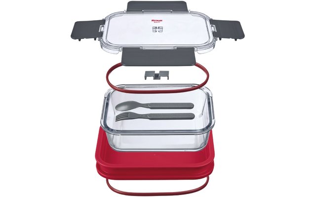 Lunch Box Westmark Comfort rouge