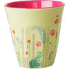Rice Melamine Mug Medium 300 ml Colorful Summer Flowers