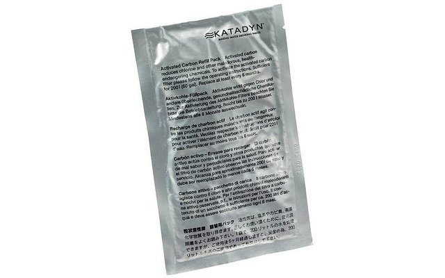 Katadyn Activated Carbon Refill Pack for Vario Filter Twin Pack Water Filter Drinking Water