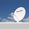 Caratec satellite antenna CASAT850DT 85 cm Twin LNB white