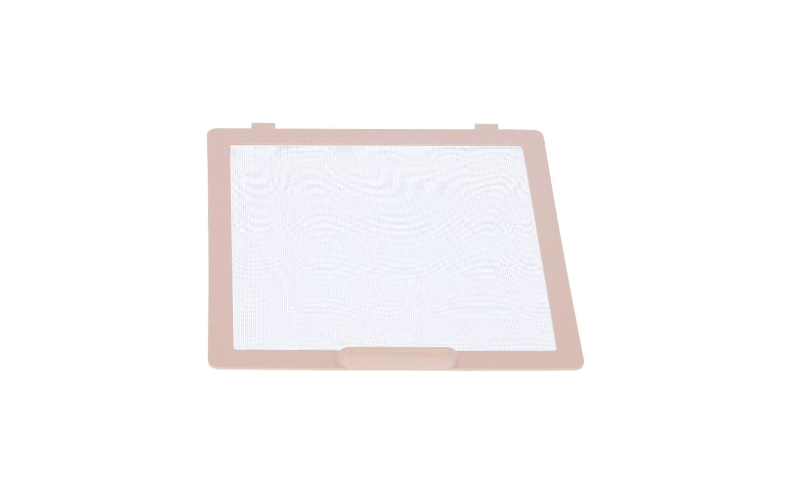 Brown tablet case with white screen