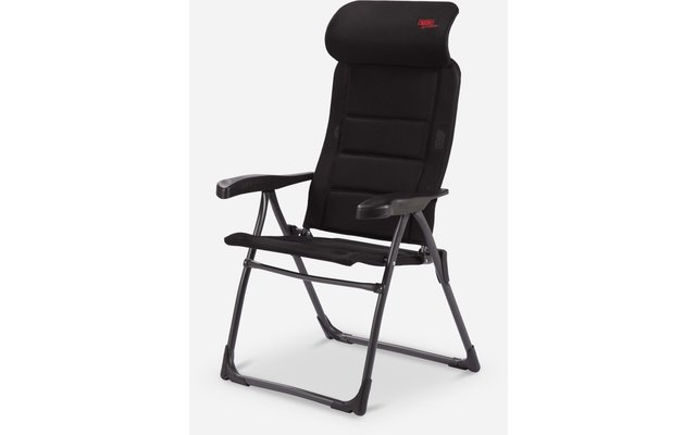 Chaise de plage Crespo AP/215 ADSC Air Deluxe Compact noire