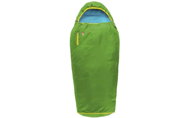Grüezi bag Kids Grow Colorful Gecko Green Sac de couchage vert