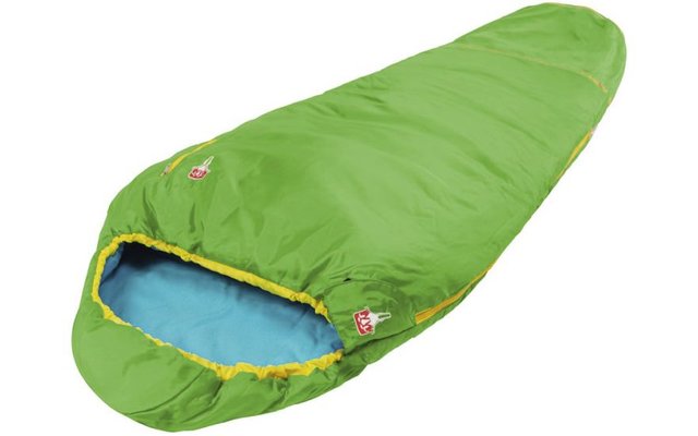 Grüezi bag Kids Grow Colorful Gecko Green sleeping bag green