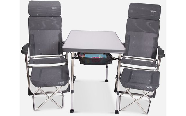 Set Crespo 213 Classic - mesa con 2 sillas, 2 taburetes y accesorios