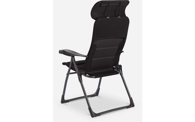 Chaise de plage Crespo AP/215 ADSC Air Deluxe Compact noire