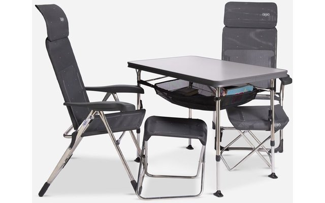 Kit table avec 2 chaises et tabourets et accessoires Crespo 213 Classic