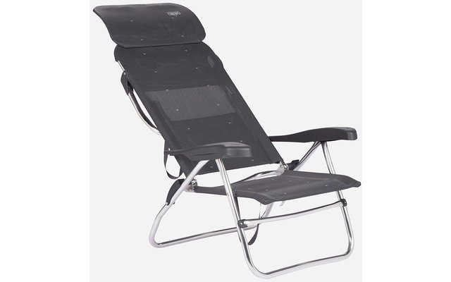 Crespo AL/223 C Compact beach chair dark gray