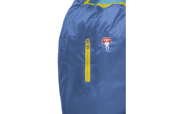 Grüezi bag Kids Grow Colorful Water sac de couchage bleu