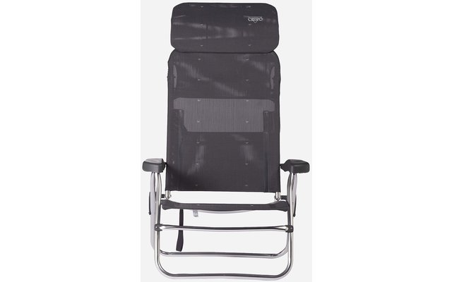Chaise de plage Compact - Crespo AL/223 C gris foncé