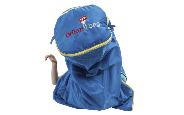 Grüezi bag Kids Grow Colorful Schlafsack blau