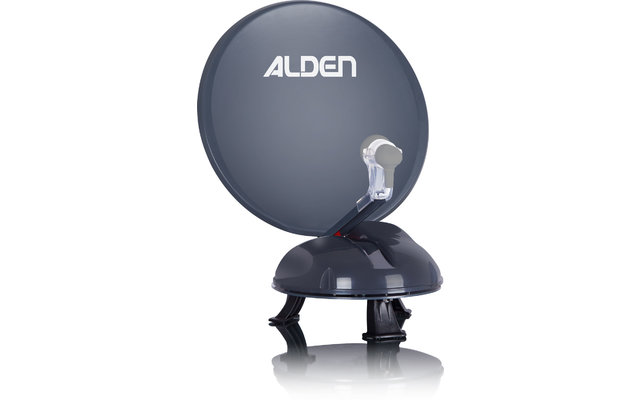 Antena móvil Alden Satlight-Track 50 SSC con televisor LED ultra ancho de 24 pulgadas