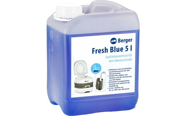 Berger Fresh Blue Sanitärflüssigkeit 5 Liter