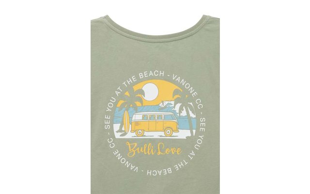 Van One Bulli Beach Damenshirt