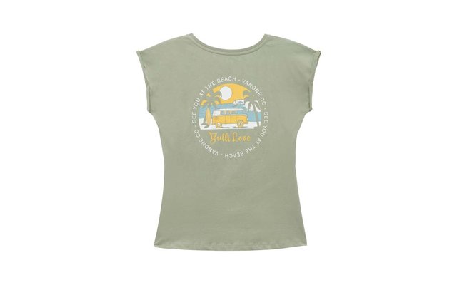 Van One Bulli Beach Damenshirt