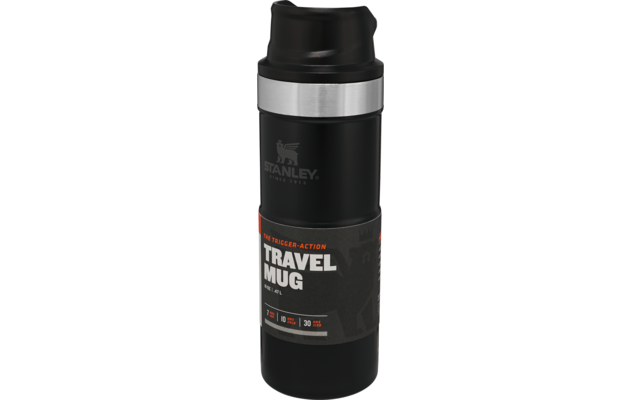 Mug Stanley Classic Trigger Action Travel 470 ml noir mat